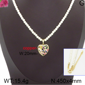 Fashion Copper Necklace  F5N300034vhmv-J40