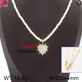 Fashion Copper Necklace  F5N300036vhnv-J40