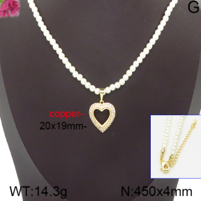 Fashion Copper Necklace  F5N300039ahlv-J40