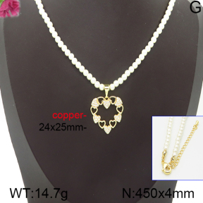 Fashion Copper Necklace  F5N300049vhnv-J40