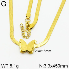 Stainless Steel Necklace  2N2001134aako-413