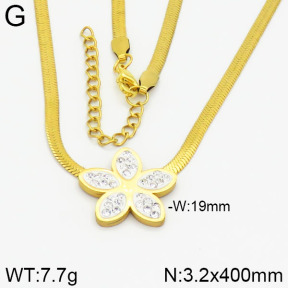 Stainless Steel Necklace  2N4000702ablb-413