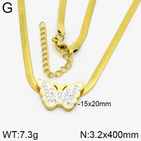 Stainless Steel Necklace  2N4000704ablb-413