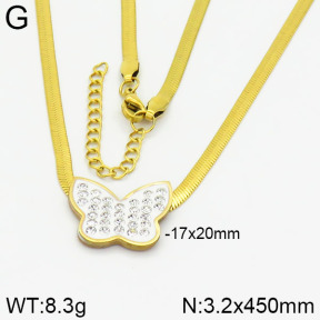 Stainless Steel Necklace  2N4000705ablb-413