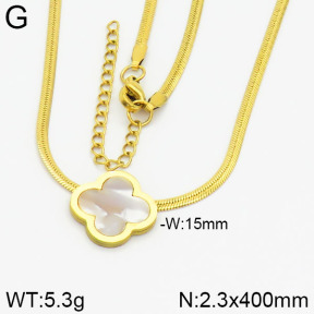 Stainless Steel Necklace  2N4000707aako-413