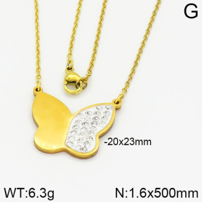 Stainless Steel Necklace  2N4000723aakl-413
