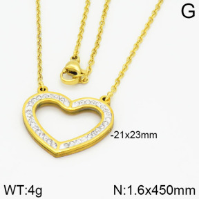 Stainless Steel Necklace  2N4000729aakl-413
