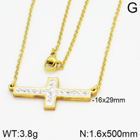 Stainless Steel Necklace  2N4000730aakl-413