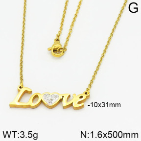 Stainless Steel Necklace  2N4000732aakl-413