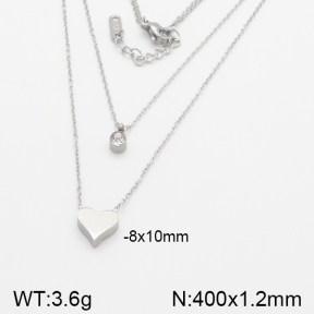 Stainless Steel Necklace  5N4000645bbov-473