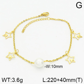 Stainless Steel Anklets  2A9000600vbmb-610