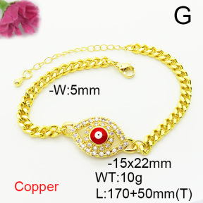Fashion Copper Bracelet  F6B404933vbnb-L024