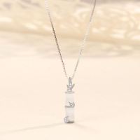 925 Silver Necklace    P:6*23mm  JN1406ajij-Y11  NB1002339