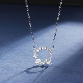 925 Silver Necklace  Weight:1.5g  40+5cm  JN1408aini-Y11  NB1002344