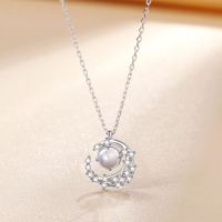 925 Silver Necklace  Weight:2.3g  P:13*15mm  JN1419aiol-Y11  NB1002367