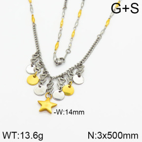 Stainless Steel Necklace  2N2001137ahjb-368