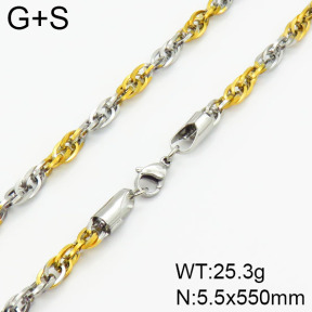 Stainless Steel Necklace  2N2001179vbmb-368
