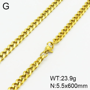 Stainless Steel Necklace  2N2001183bhva-368