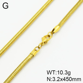 Stainless Steel Necklace  2N2001207ablb-368