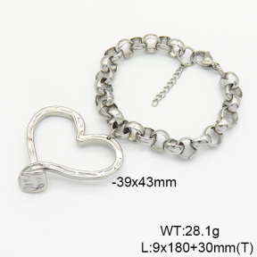 Stainless Steel Bracelet  6B2003820bhbl-908