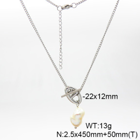 European SS Necklaces  Cultured Freshwater Pearls  6N3001361vbpb-908