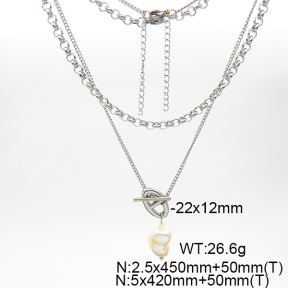 European SS Necklaces  Cultured Freshwater Pearls  6N3001362ahjb-908