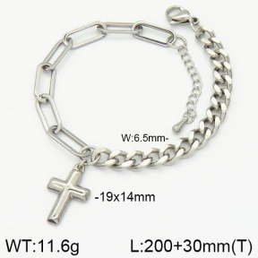 Stainless Steel Bracelet  2B2001062vbmb-436