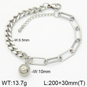 Stainless Steel Bracelet  2B2001068vbmb-436