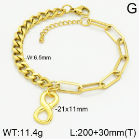 Stainless Steel Bracelet  2B2001069vbnl-436