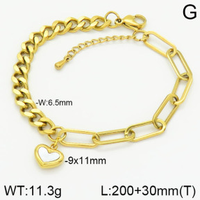 Stainless Steel Bracelet  2B3000903vbnl-436
