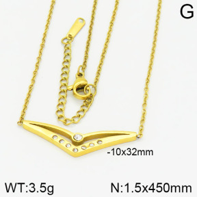 Stainless Steel Necklace  2N4000750bbov-617