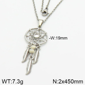 Stainless Steel Necklace  2N4000777vbnb-256