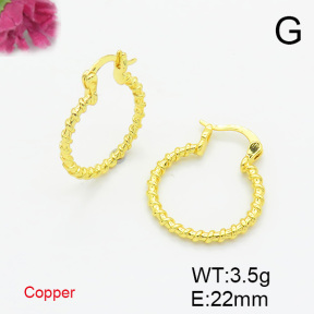 Fashion Copper Earrings  F6E200177baka-L017