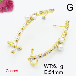 Fashion Copper Earrings  F6E403576bhia-L017