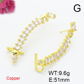 Fashion Copper Earrings  F6E403580bhia-L017