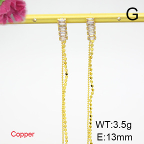 Fashion Copper Earrings  F6E403590vbmb-L017