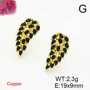 Fashion Copper Earrings  F6E403598bbov-L017