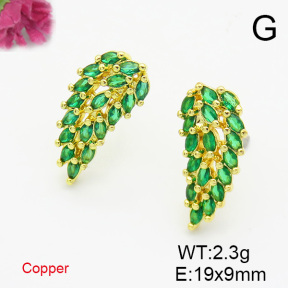 Fashion Copper Earrings  F6E403599bbov-L017