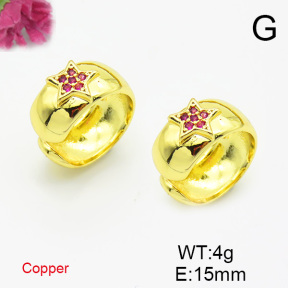 Fashion Copper Earrings  F6E403602ablb-L017