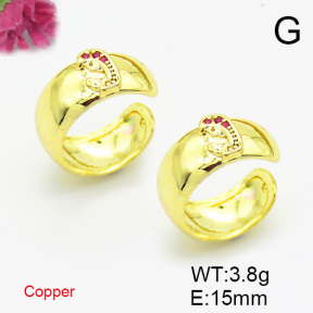 Fashion Copper Earrings  F6E403608ablb-L017