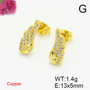 Fashion Copper Earrings  F6E403627ablb-L017