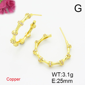 Fashion Copper Earrings  F6E403640bbov-L017