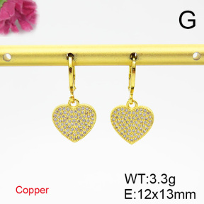 Fashion Copper Earrings  F6E403644vbmb-L017