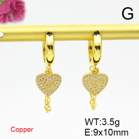Fashion Copper Earrings  F6E403654vbnb-L017