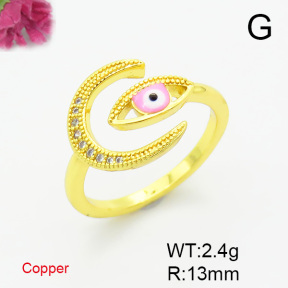 Fashion Copper Ring  F6R300284ablb-L017