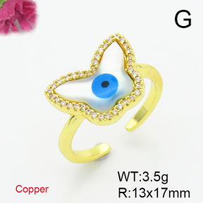 Fashion Copper Ring  F6R300287vbmb-L017