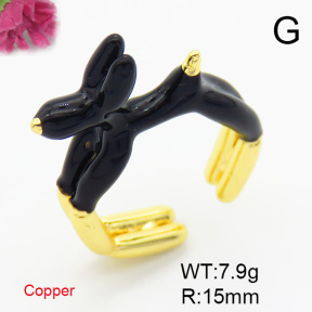 Fashion Copper Ring  F6R300294vbmb-L017