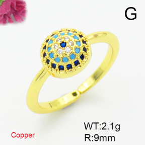 Fashion Copper Ring  F6R401025baka-L017