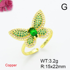 Fashion Copper Ring  F6R401034bbov-L017
