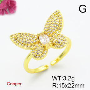 Fashion Copper Ring  F6R401036bbov-L017